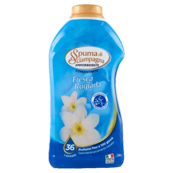 SPUMA DI SCIAMPAGNA SOFTENER CONCENTRATED BLUE FRESCA RUGIADA 36 WASHES 720 ML (12 in a box)