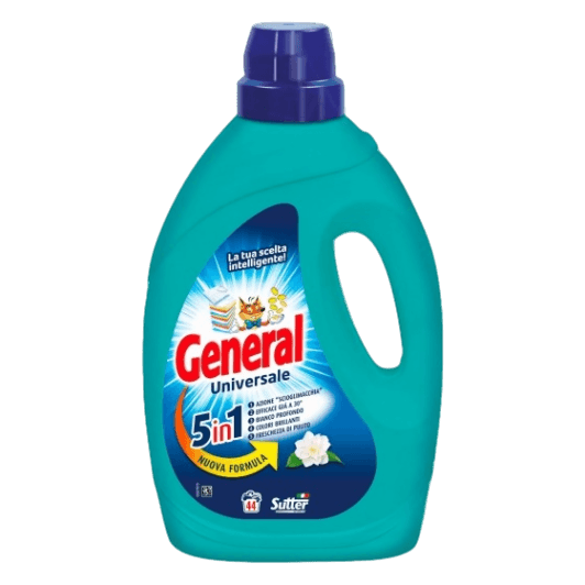 GENERAL LAUNDRY DETERGENT UNIVERSAL 5 IN 1 44 WASHES 1.98 LT (6 in a box)